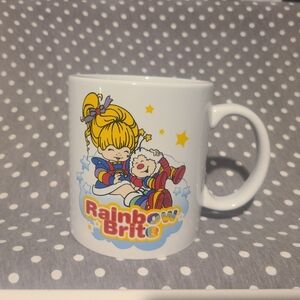 Silver Buffalo RAINBOW BRITE Large Coffee Mug  RETRO DESIGN  Large 20oz